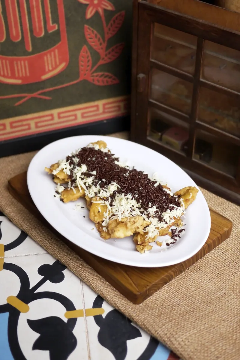 Pisang Goreng Tjokelat Kedjoe