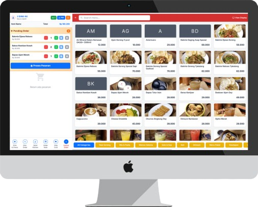 Menu Kasir